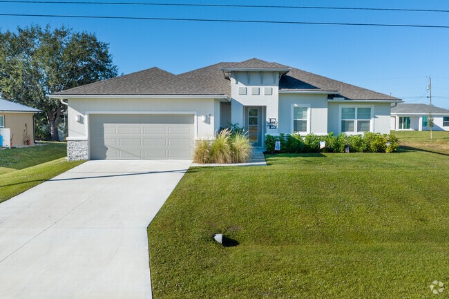 Rectangular-style homes are a common design in Jacaranda.