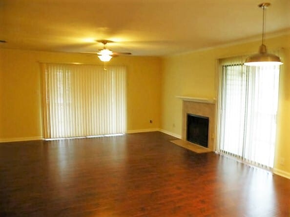 Great living space with two balconies