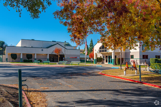 Plenty of parking at Antelope Creek Elementary School.