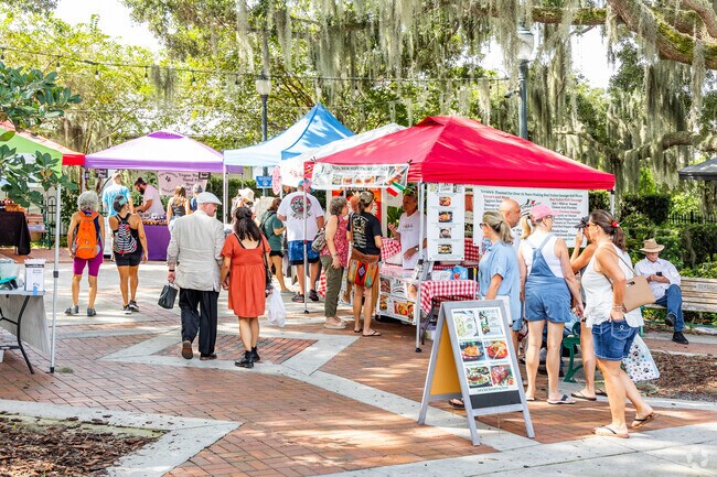 Residents and visitors always visit the Mount Dora Village Market every Sunday.