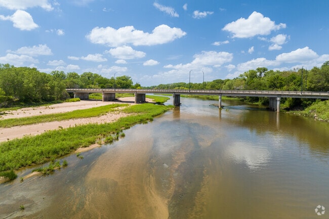 The Arkansas River runs through the edge of Derby.