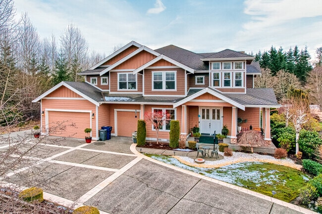 Home styles vary in the Lea Hill neighborhood of Washington.