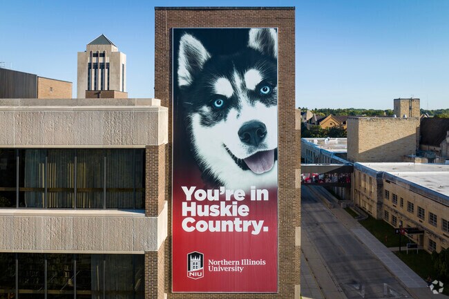 Cortland residents benefit from nearby job opportunities at Northern Illinois University.