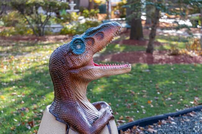 There is a Jurassic park exhibit within the Volo Museum in Volo.