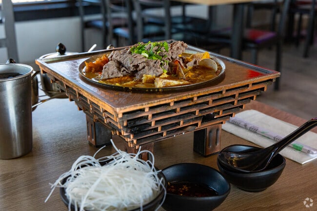 A variety of authentic Taiwanese hot-pot soups are served at Tasty Pot in The Farm-Arapahoe.