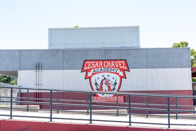 Cesar Chavez Academy in Corona,Ca is home to the Thunderbirds.