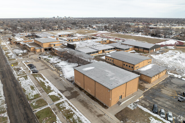 Here is an aerial view of Truesdell Middle School.