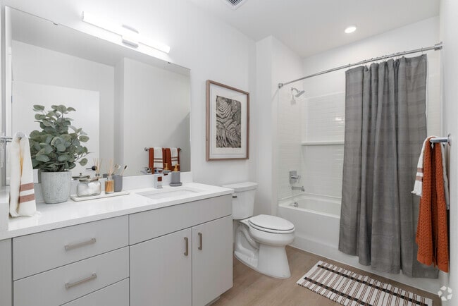 1BR, 1BA - 737SF Bathroom
