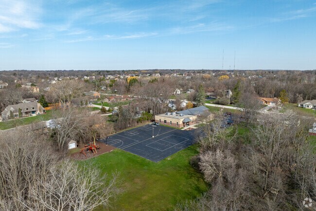 Students can enjoy the large play area at Messiah Lutheran School.