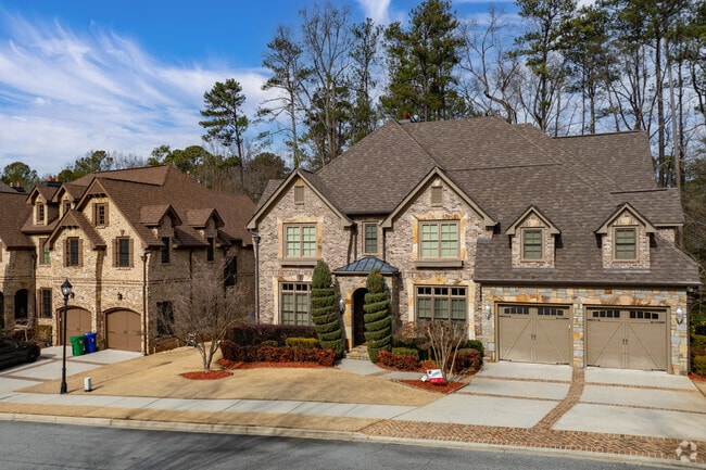 Newly constructed homes feature a variety of timeless design elements, including brick, in Briarcliff Woods.