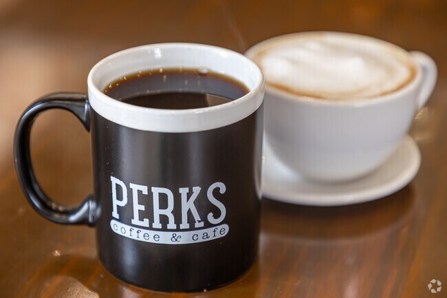 Locals in Pontchartrain Gardens can grab a quick cup of quality coffee at Perks Coffee & Café.