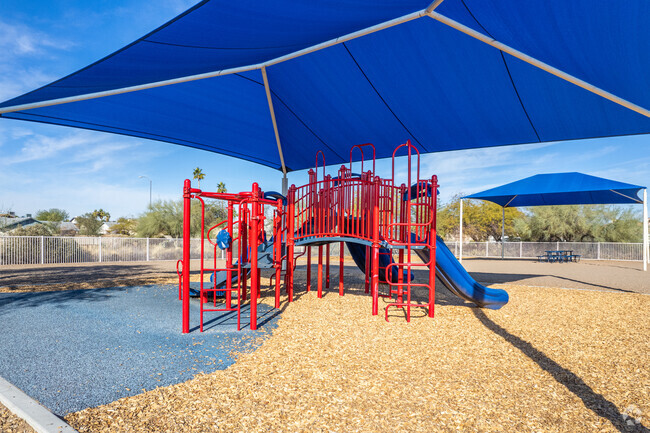 Exercise on the playground at Apache Elementary School in Peoria.