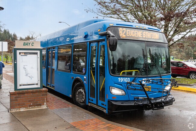 Goshen residents can access public transit at the Lance Community College transit center.