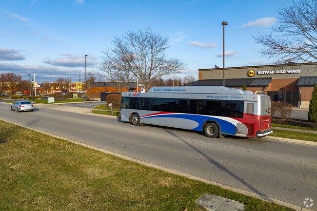 Central Ohio Transit Authority offers a park-and-ride bus system with two lines.