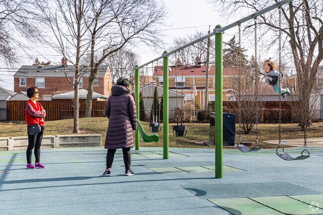 Dunning families have access to many parks in the neighborhood.