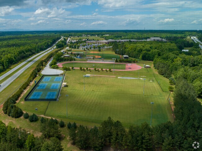 Dorman High funnels in students from all over Spartanburg county and boasts great athletics.
