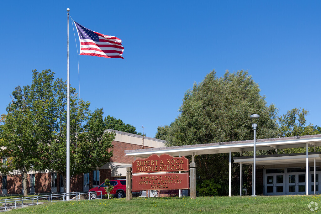 Rupert A Nock Middle School serves students from grades 6-8.