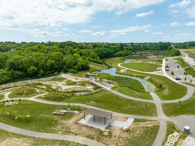 Quarry Trails is a new park in the Scioto Trace neighborhood.