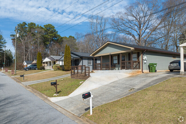Homes in Carver Hills is a residential neighborhood featuring many single-story homes.