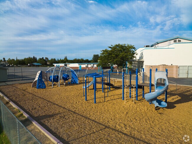 Students enjoy the playground at Stone Lake Elementary School in Lakeside.