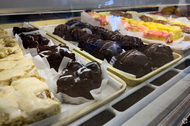 Assorted pastries and desserts at M Cibrone Bakery in Castle Shannon