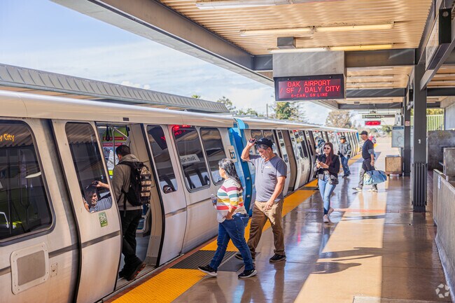BART station, a swift 5-10 minute journey from Whitman-Wocine neighborhood.