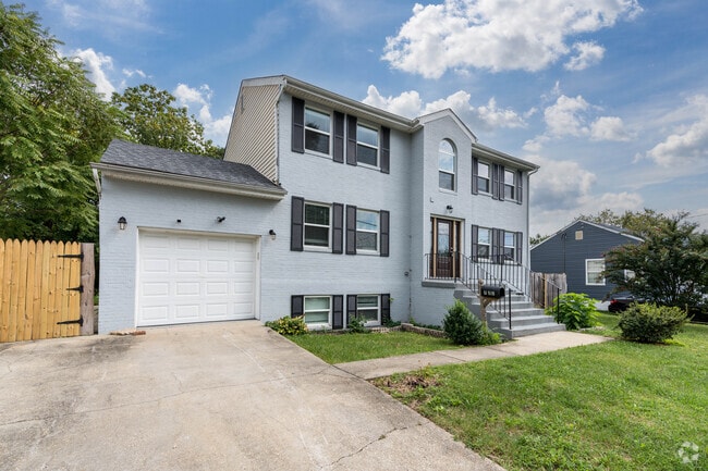 A typical colonial style home in the town of Fairmount Heights.