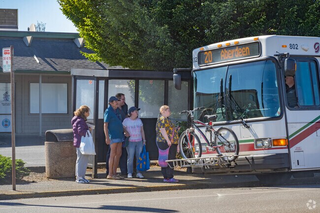 Locals have access to the Grays Harbor Transit System.