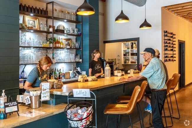 Tillie’s offers a casual spot for lunch in Schulenburg.