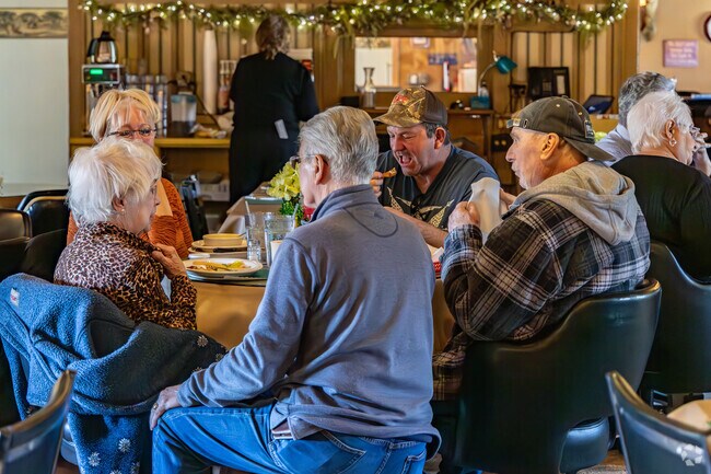 Families meet for a delicious meal and great conversation at Breezy Heights Tavern in Hopewell Township.