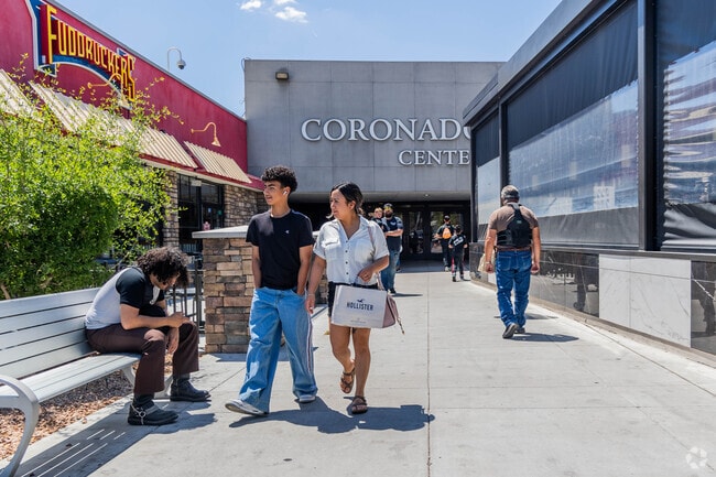 It's common to see families shopping the Coronado Center in Matheson Park.