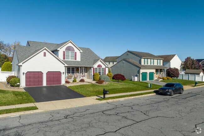 Different styles of colonial homes can be found sitting side-by-side in South Heidelberg.