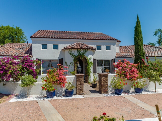 This Spanish style villa is an example of luxurious homes within The Grove.
