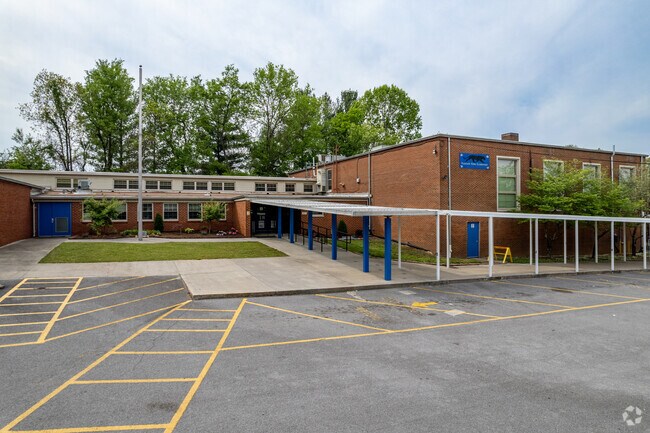 Historic Pleasant Ridge Elementary School sits on Pleasant Ridge Road in Pleasant Ridge.