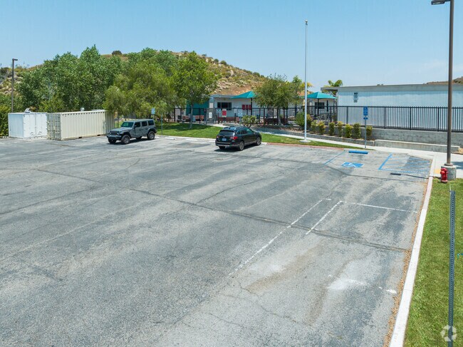 The parking lot at Sequoia Charter School in Santa Clarita, CA.