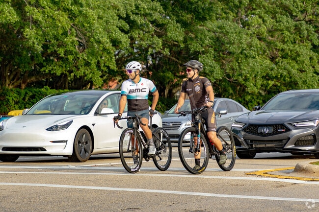 Biking is a popular way to navigate the Bluffs neighborhood of Jupiter, FL.