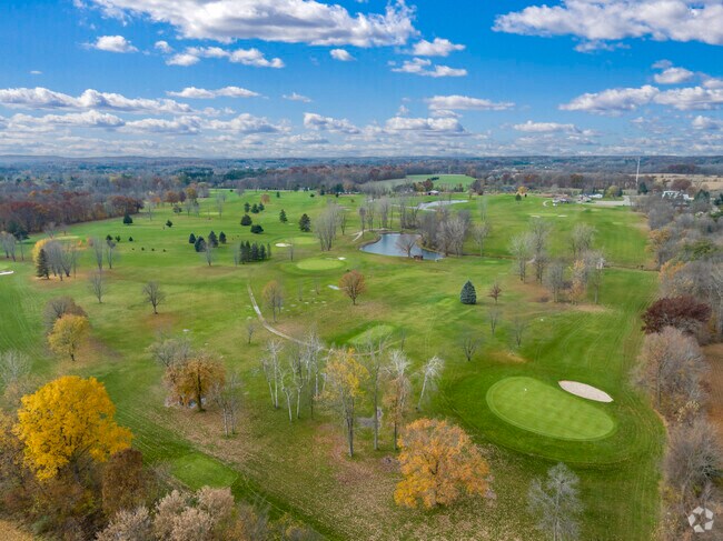Residents of Hadley Township can be found playing golf on a nice day.