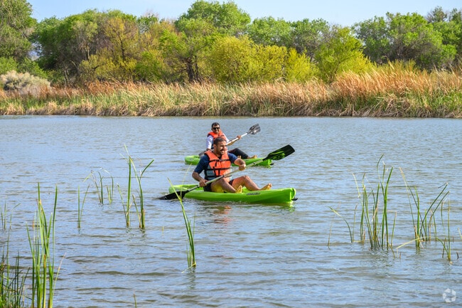 Hesperia Palisades residents can spend the day on the water kayaking at Mojave Narrows Regional Park.