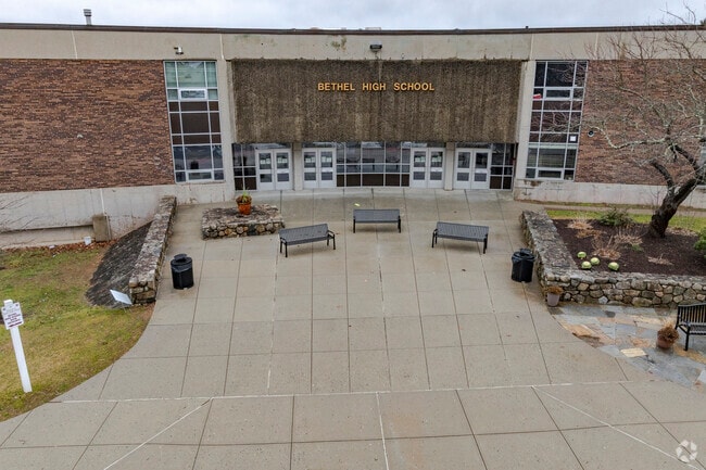 Bethel High School at 300 Whittlesey Drive in Bethel, CT.