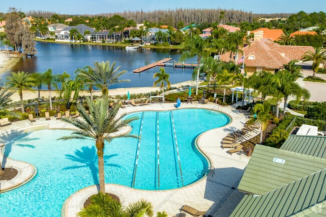 Cory Lake Isles residents enjoy a resort style pool at the club.