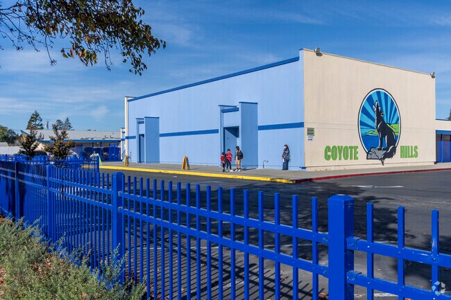 Coyote Hills Elementary School in Newark is a public school named after the nearby hills.
