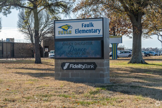 Faulk Elementary is located is southwestern West Memphis.