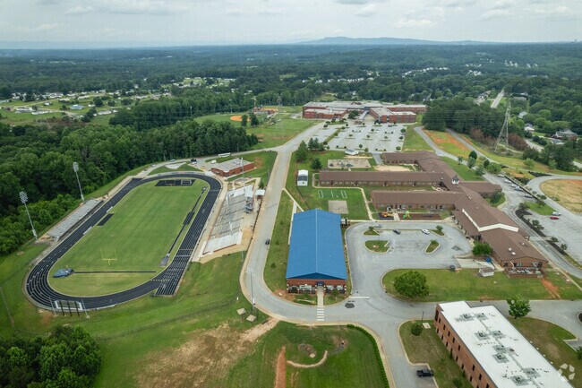 Students enjoy playing sports at Powdersville Elementary School.