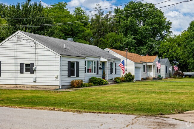 Bungalows in Parkwood sit snuggly on compact lots.