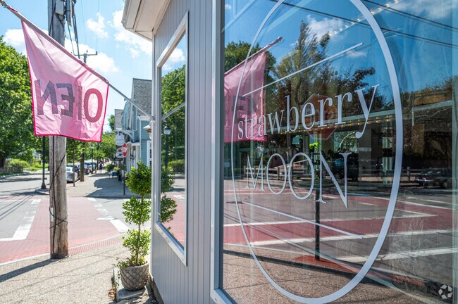 Visit bustling shops on Elm St. in Redgate Corner.