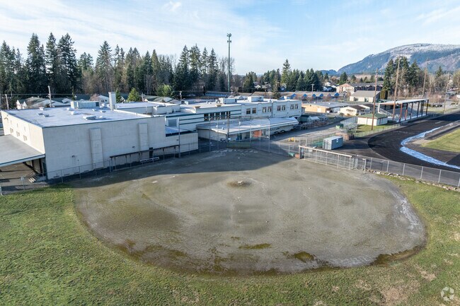 Granite Falls Middle School baseball field.