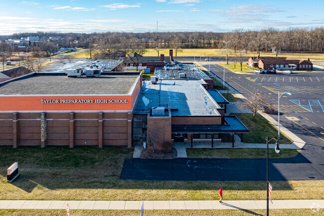 Front of Taylor Preparatory High School.