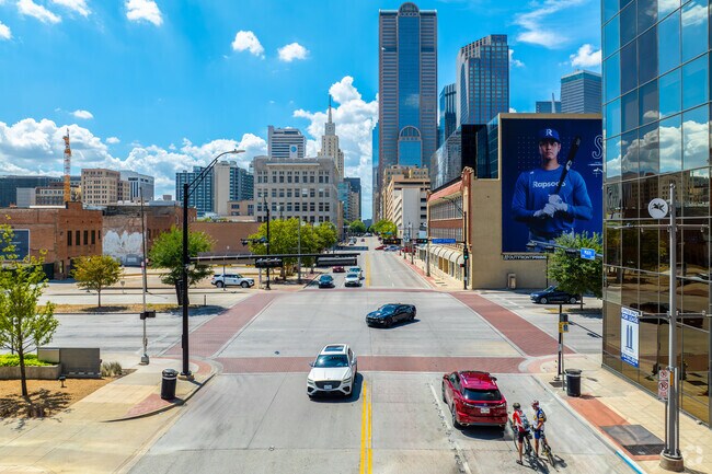 Fairview residents head down Main Street to experience the heart of Downtown Dallas.