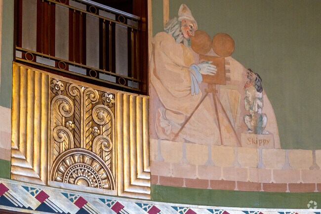 The interior of The Senator Theater located in Chinquapin Park will take you back in time.