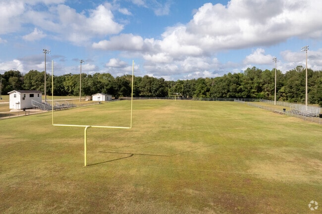 West Mobile County Park has a full size football field for public use.